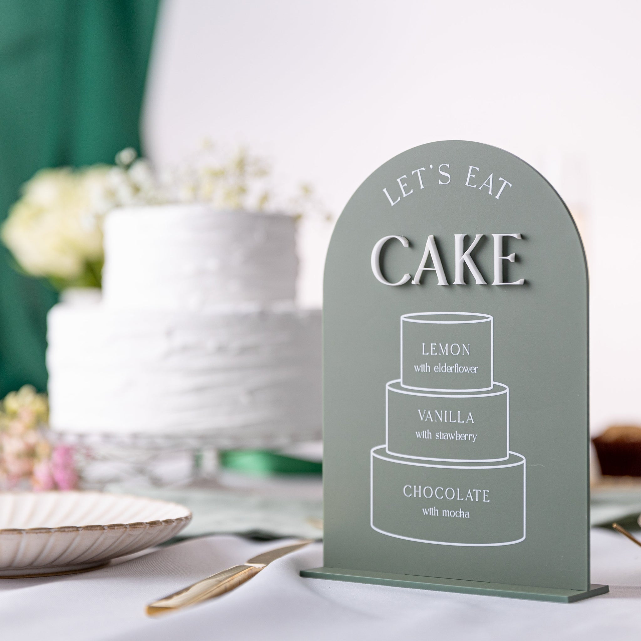 Cake Table Sign - Full Circle Collection