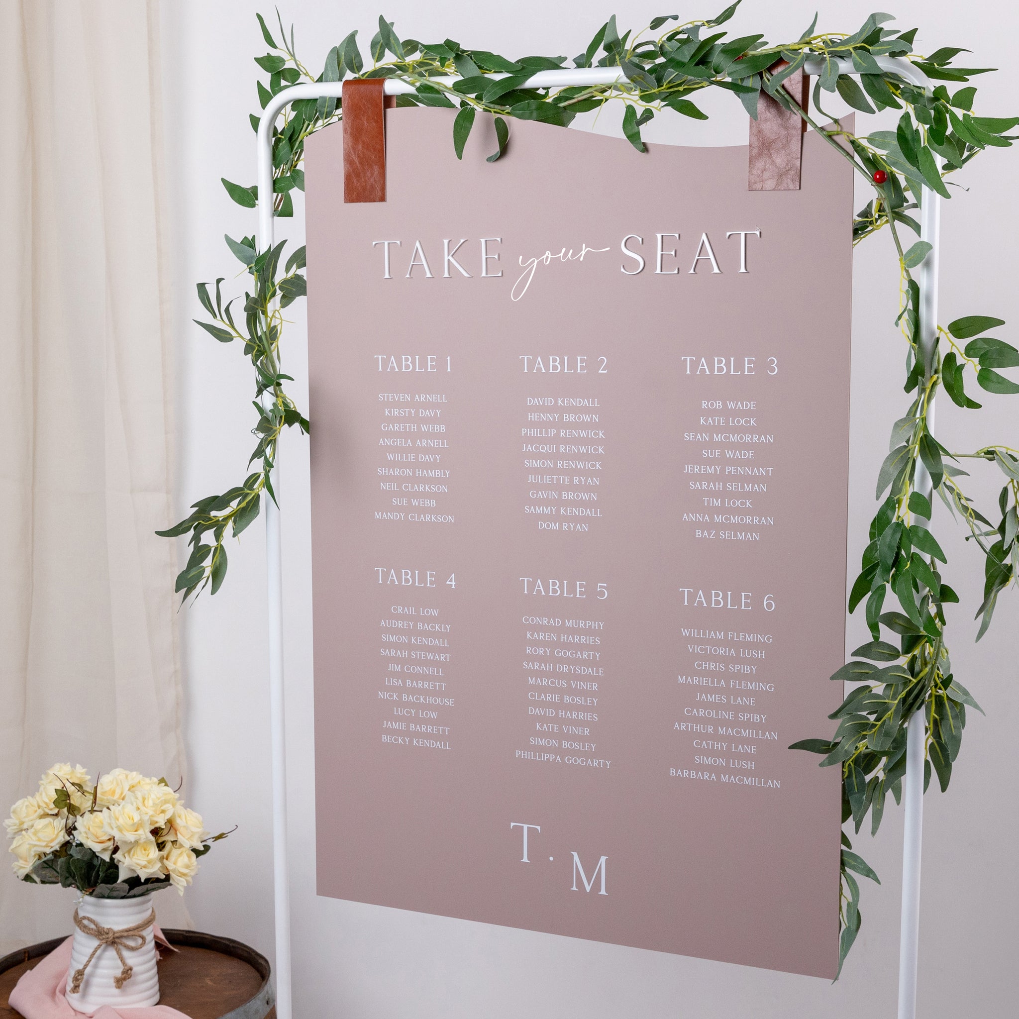 Table Plan - Country Cottage Collection