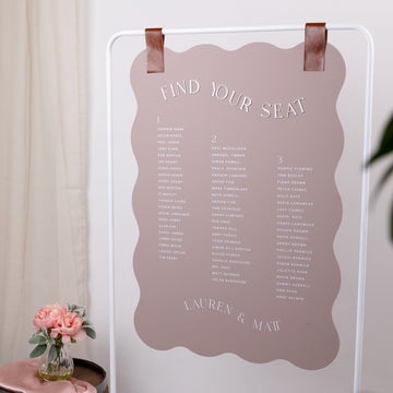 Table Plan - Wave Collection