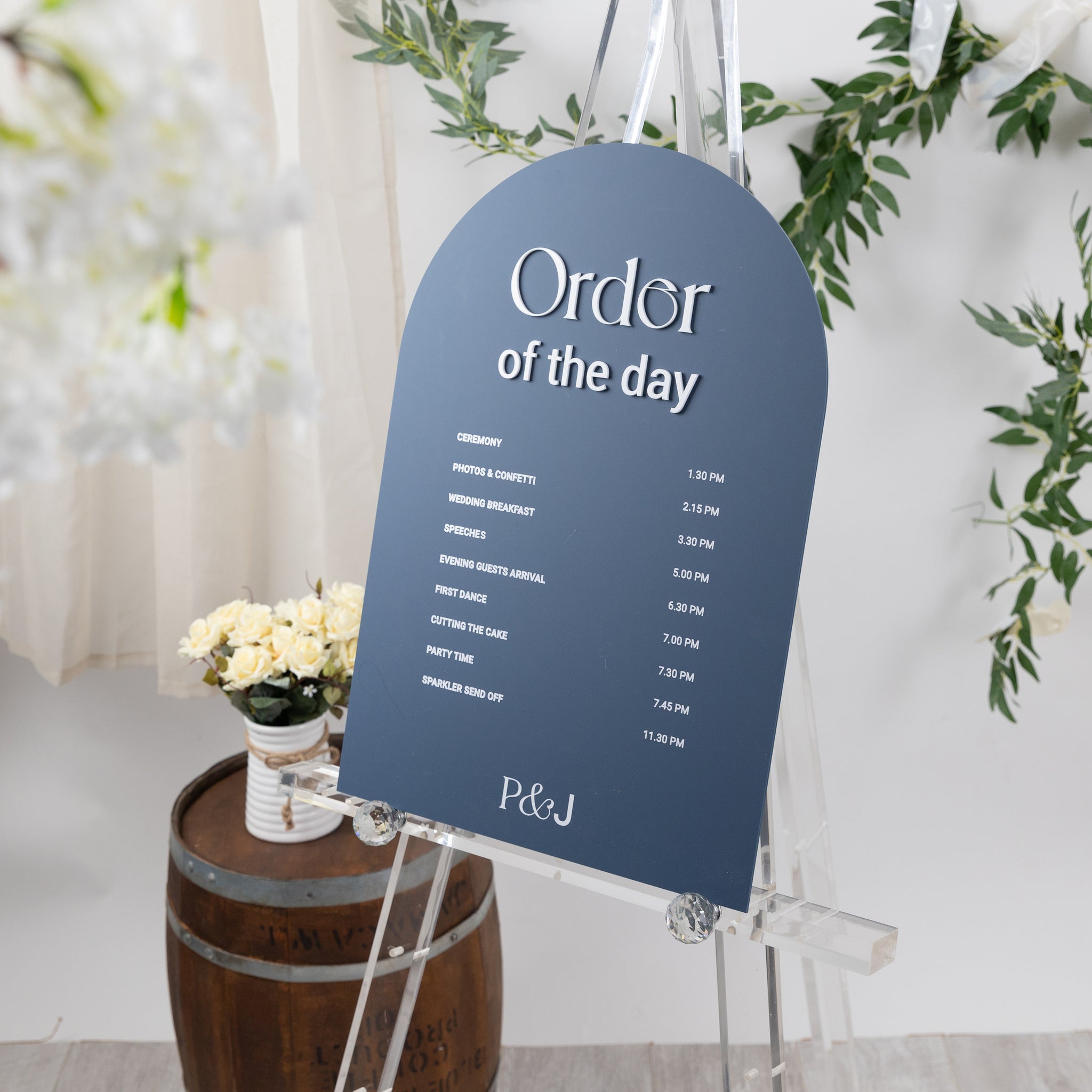 Order of the Day Sign - Traditional Twist Collection